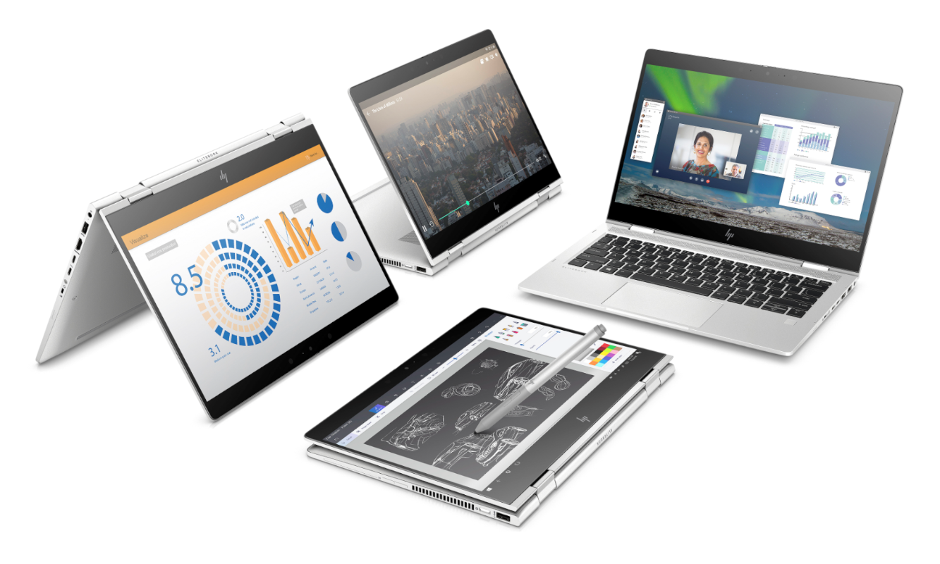 Modelová rada notebookov HP Elite x360