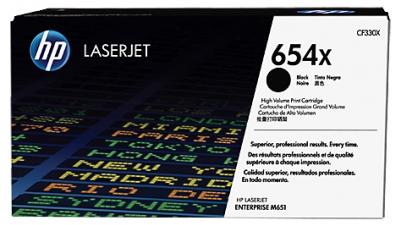 HP 654X čierny laserový toner
