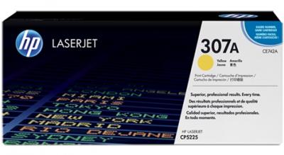 HP 307A žltý laserový toner