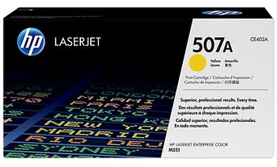 HP 507A žltý laserový toner