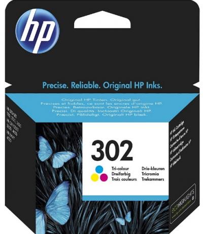 HP 302 farebná atramentová kazeta