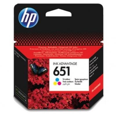 HP 651 farebná atramentová kazeta