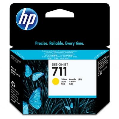 HP 711 žltá atramentová kazeta malá