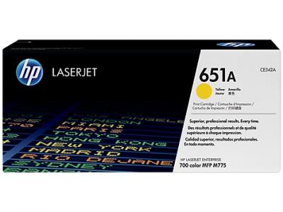 HP 651A žltý laserový toner