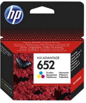 HP 652 farebná atramentová kazeta