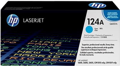 HP 124A azúrový laserový toner