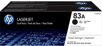 HP 83A čierny laserový toner dvojbalenie