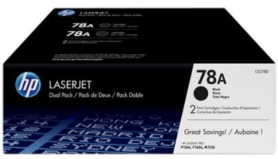 HP 78A čierny laserový toner dvojbalenie