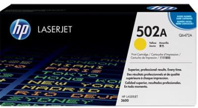 HP 502A žltý laserový toner
