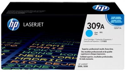 HP 309A azúrový laserový toner