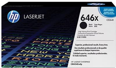 HP 646X čierny laserový toner