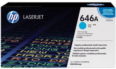 HP 646A azúrový  laserový toner
