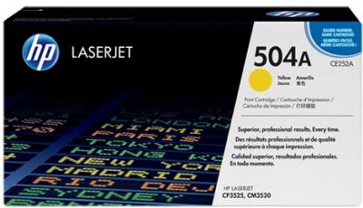 HP 504A žltý laserový toner
