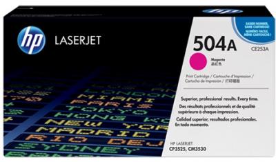 HP 504A purpurový laserový toner