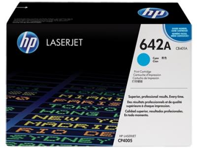 HP 642A azúrový laserový toner