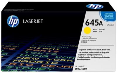 HP 645A žltý laserový toner