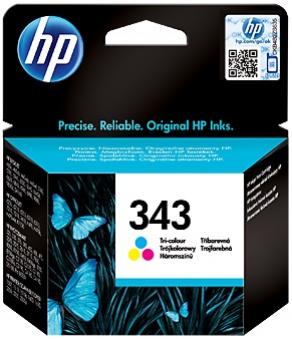 HP 343 farebná atramentová kazeta