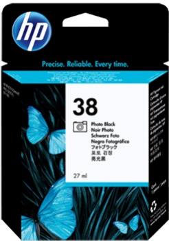 HP 38 foto čierna atramentová kazeta