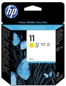 HP 11 žltá atramentová kazeta