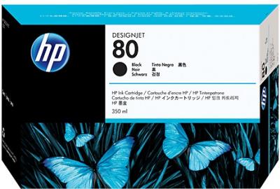 HP 80 čierna atramentová kazeta veľká