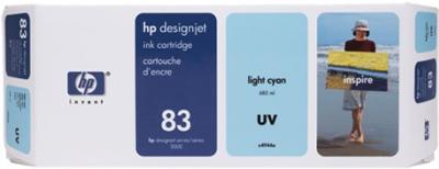 HP 83 svetlá azúrová atramentová kazeta