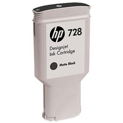 HP 728 matná čierna atramentová kazeta veľká