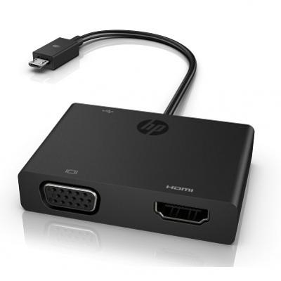 HP Adaptér micro USB na VGA/HDMI