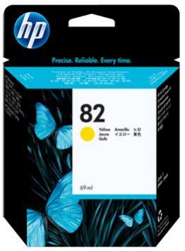 HP 82 žltá atramentová kazeta velka