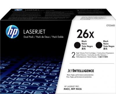 HP 26X čierny laserový toner dvojbalenie