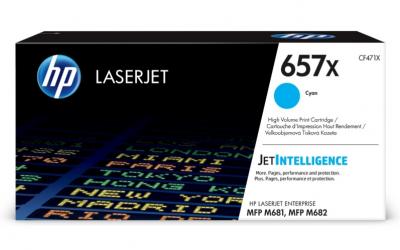 HP 657X azúrový laserový toner