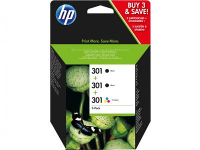 HP 301 atramentová kazeta trojbalenie