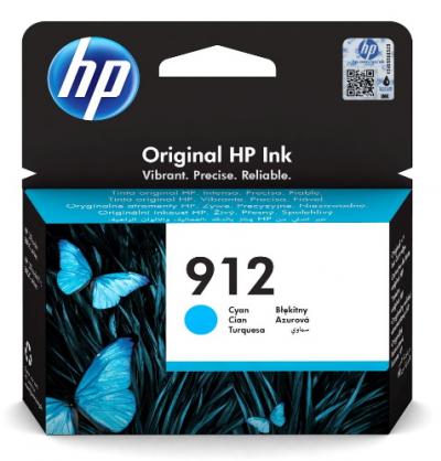 HP 912 azúrová atramentová kazeta