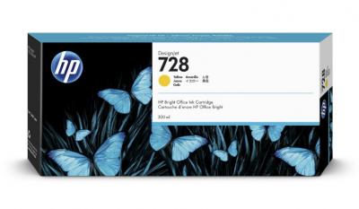 HP 728 žltá atramentová kazeta