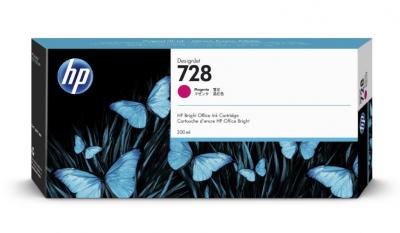HP 728 purpurová atramentová kazeta