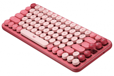 LOGITECH POP Keys bezdrôtová klávesnica ružová US