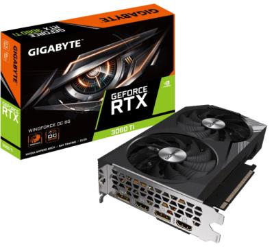 GIGABYTE GeForce RTX 3060 Ti WINDFORCE OC 8GB