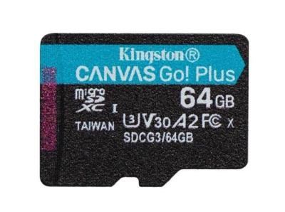 KINGSTON 64GB microSDXC Canvas Go! Plus bez adaptéru