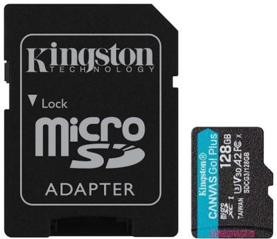 KINGSTON 128GB microSDXC Canvas Go! Plus s adaptérom