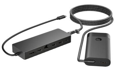 HP Universal USB-C Hub + Laptop Charger Combo