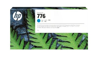 HP 776 atrament azúrová 1l