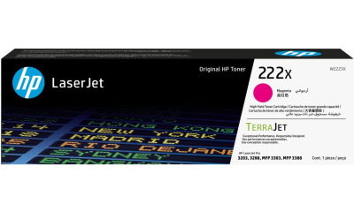 HP 222X purpurový toner
