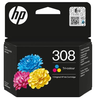 HP 308 trojfarebná atramentová kazeta