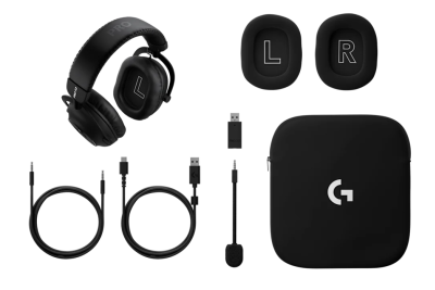 LOGITECH PRO X 3 Lightspeed Black slúchadlá