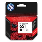 HP 651 čierna atramentová kazeta