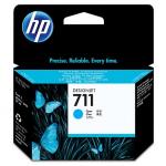 HP 711 azúrová atramentová kazeta malá