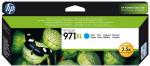 HP 971XL azúrová atramentová kazeta