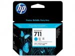 HP 711 azúrová atramentová kazeta trojbalenie