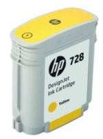 HP 728 žltá atramentová kazeta malá