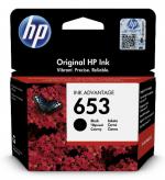 HP 653 čierna atramentová kazeta